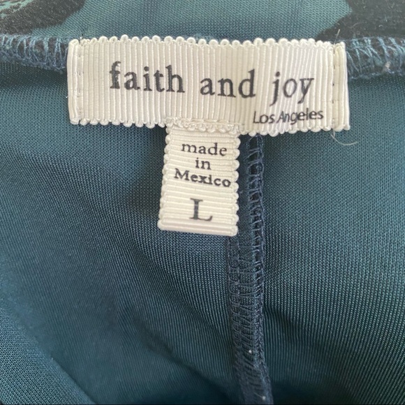 Faith and Joy Floral Party Holiday Skirt - Picture 4 of 5